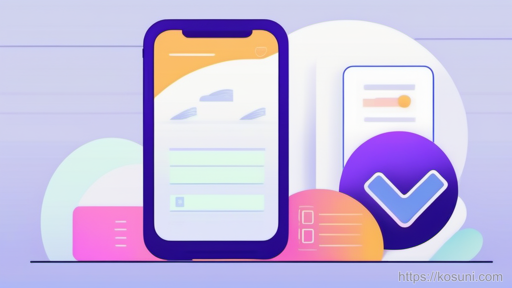 Smartphone checklist with refresh arrow for subscription verification