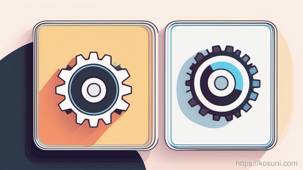 Two gears where one is jammed, symbolizing browser mismatch