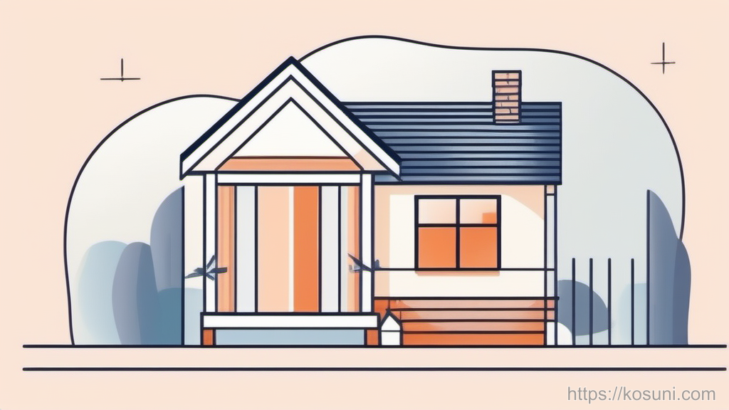 Compass on a home base symbolizing familiar access