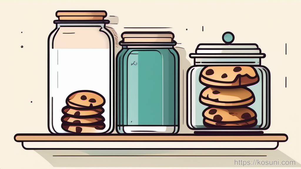 Cracked cookie jar representing cleared browser cookies