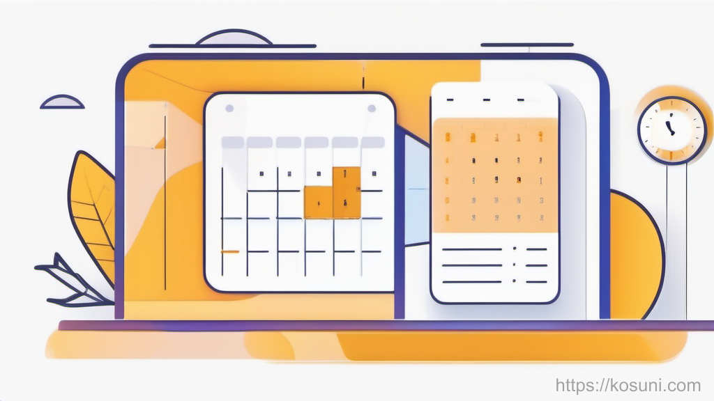 Calendar linked to clock showing correct event time zone