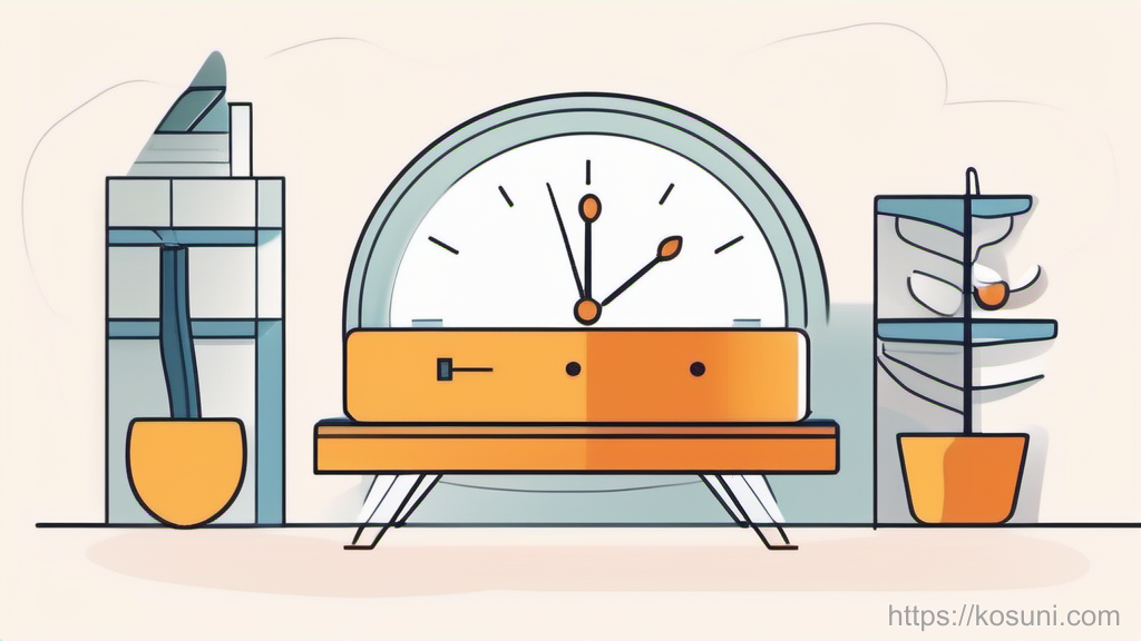 Toggle switch and clock icon for automatic time reset