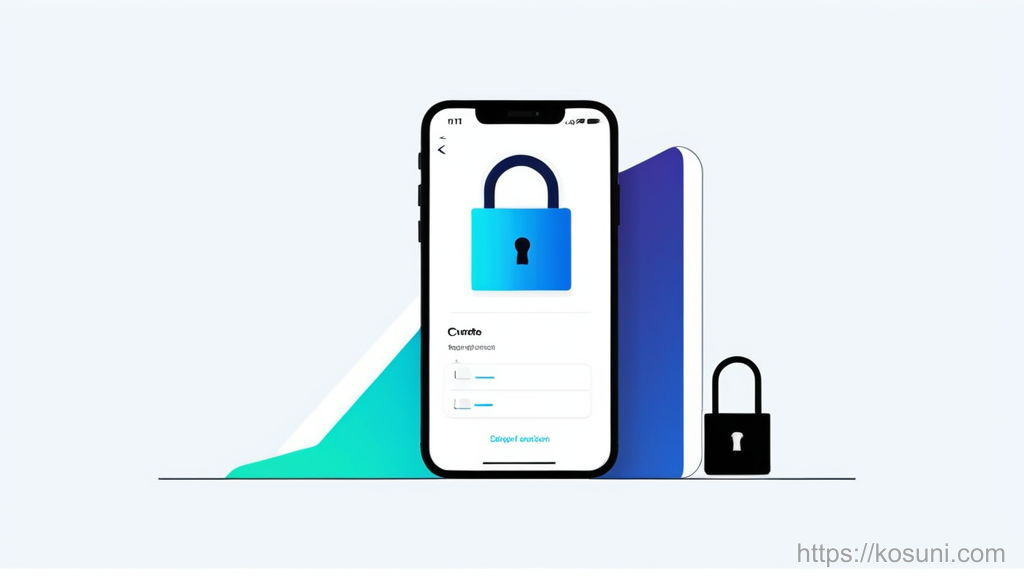 Locked iPhone permissions on a smartphone