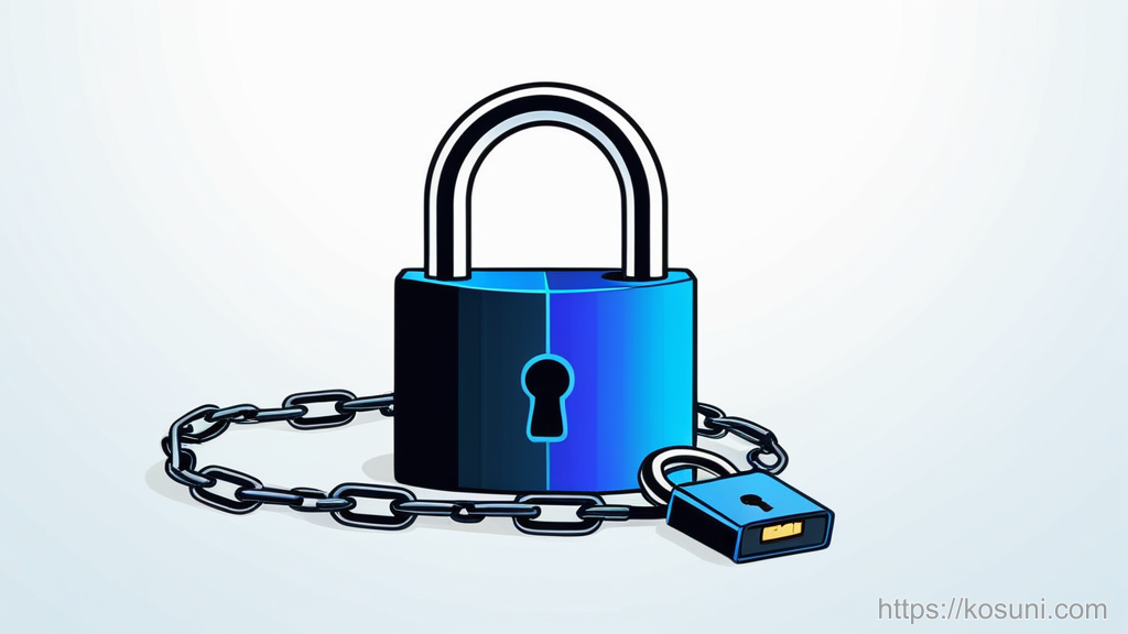 Padlock and broken chain link showing failed secure handshake