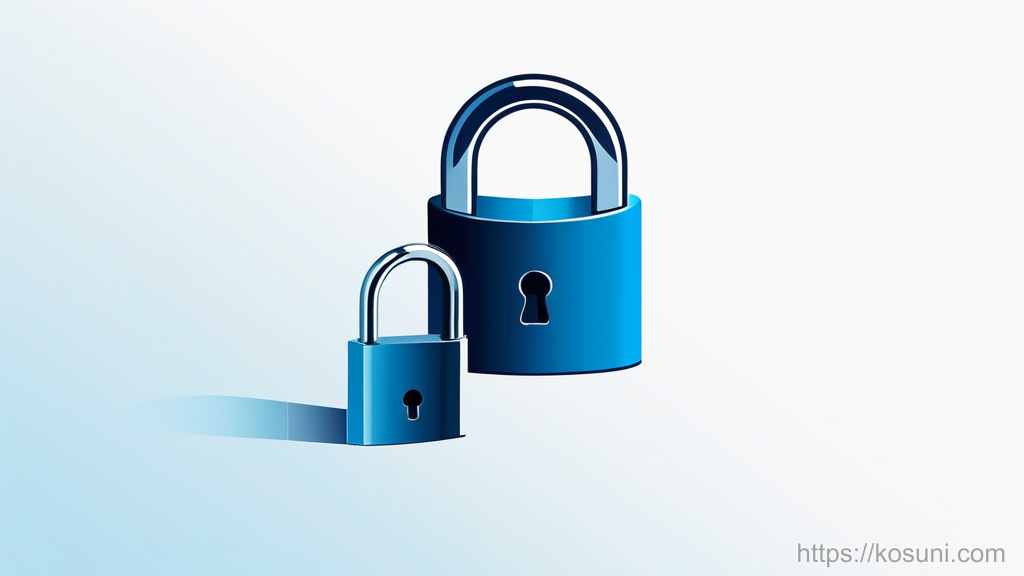 Padlock and missing key metaphor for blocked password saving