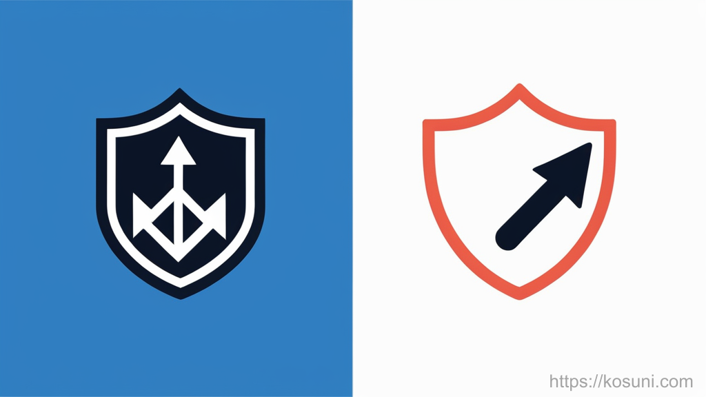 Two-arrow decision sign for one-site versus all-sites issue