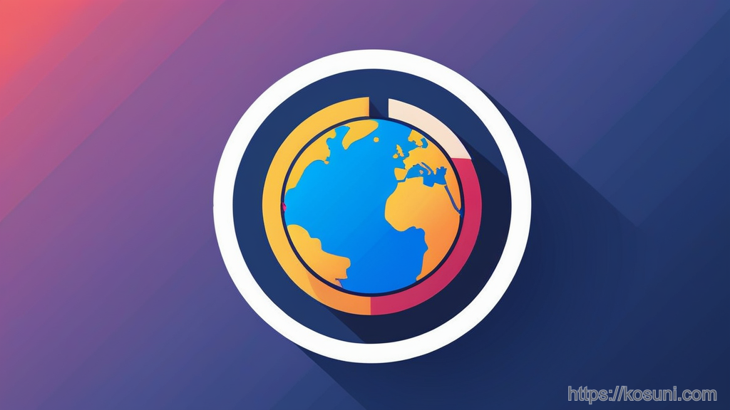 Cookie and refresh icons around a globe symbol