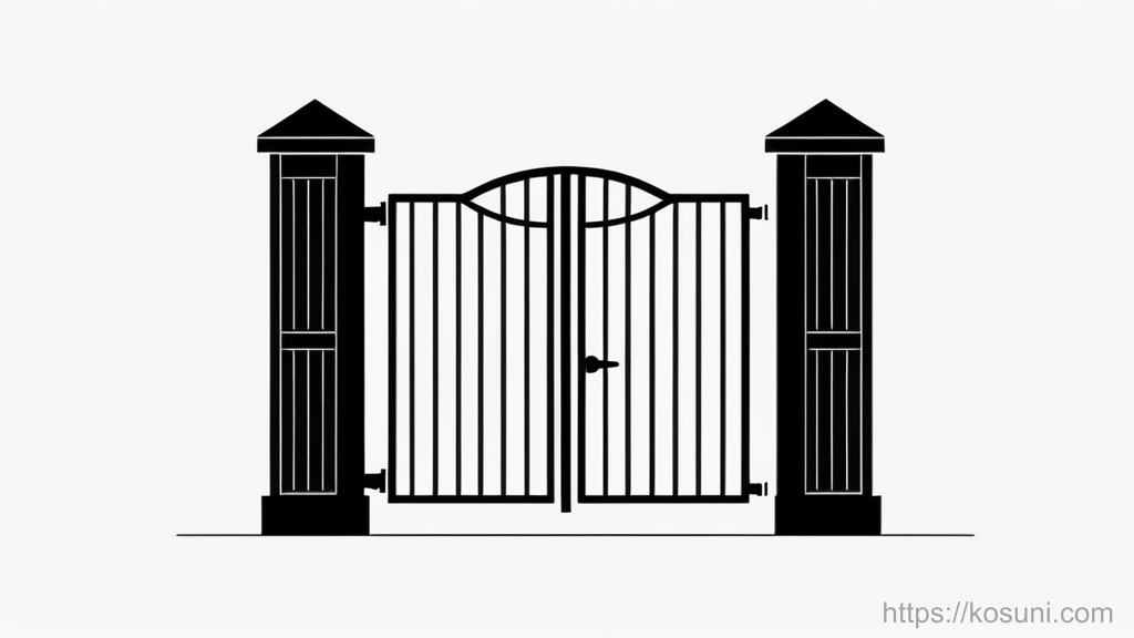 Closed gate blocking an arrow representing pop-ups or redirects