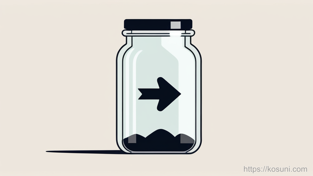 Metaphor jar with stuck lid representing a stalled update