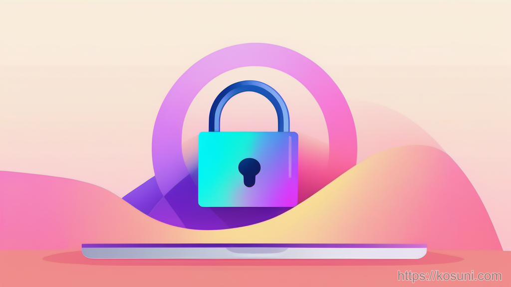 Spinner trapped inside a translucent padlock metaphor