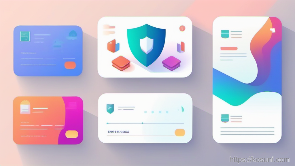 Account recovery card with shield and verification checkmark