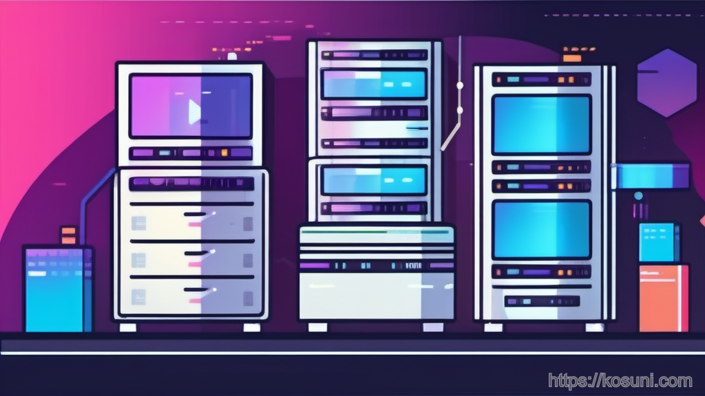 Servers and reroute arrow representing switching DNS providers