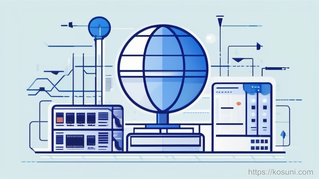 Router and server nodes with arrows showing DNS reroute